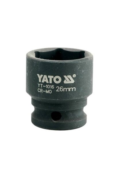 yato Cheie tubulară hexagonală de impact 1/2", 26 mm,