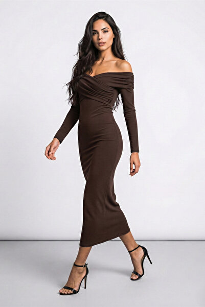 OLSAMODA ΓΥΝΑΙΚΕΙΟ ΦΟΡΕΜΑ ΜΕ ΣΧΕΔΙΟ ΕΛΑΣΤΙΚΟ ΥΦΑΣΜΑ ΜΕ ΛΕΠΤΟΜΕΡΗ ΣΧΕΔΙΑΣΜΟΥ Κ...