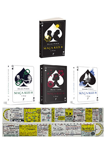 Artemis Yayınları Maça Kızı 8 - 2-3-4-5. Kitaplar Set Dilara Pamuk + Özel Cetvel