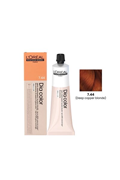 L'Oréal Professionnel Paris Hair Color Dia Color 60ml 7.44 Deep Copper Blonde...
