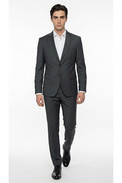 Plus Scorpion بدلة رجالية كلاسيكية 8 دروب – شق بأزرار مزدوجة، ياقة كلاسيكية، ...