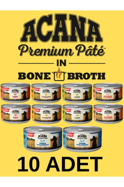 Acana PREMİUM PATE KEDİ KONSERVESİ 10 ADET
