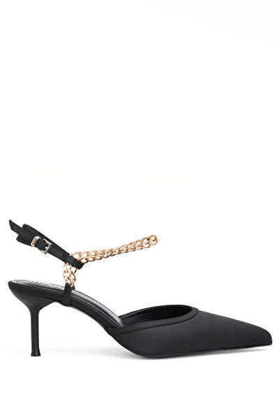 MARY Chain Detailed Pointed Toe Thin Heel Women's Stiletto Shoes