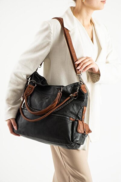 Baginn Geantă de umăr pentru femei din piele artificială bretea crossbody Gea...