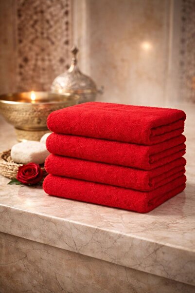 Elaganya 4-Piece Premium Bath Towel 70X140 cm |   100% Cotton |   Hotel Quali...