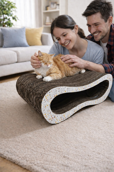 Yelbegen Karton Kedi Tırmalama