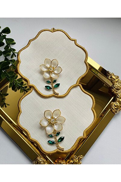 ELÇİÇEK HOME Presentation Napkin, Cocktail Napkin, Coffee Side Presentation N...