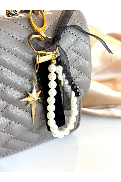 Nour Co Γούρι τσάντας με μαργαριτάρια North Star