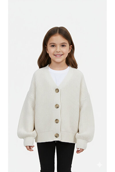 ADA YILDIZ KİDS Tricotaj pentru fete, tricotat cu nasturi, cardigan, culoare ...