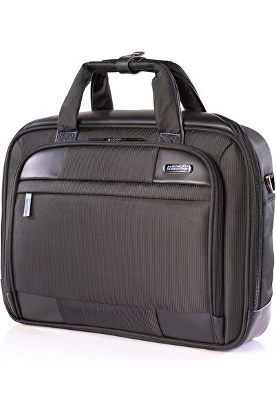 American Tourister حقيبة كمبيوتر محمول Merit II مقاس 15.6 بوصة - أسود