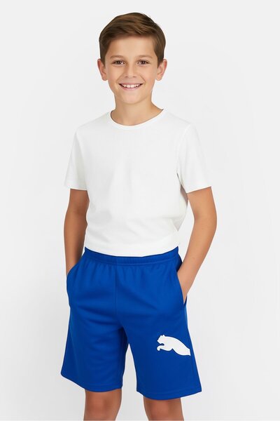 Puma Kids Boy Sportswear Fit Training Shorts, Royal Blue