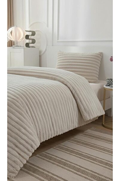 ALTINPAMUK Soft Line Single Bedspread 180X240 Cream