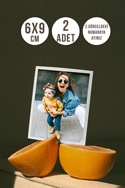bymat 2 Adet 6x9 Foto Baskı - Fotoğraf Baskı - Minik Resim Baskı