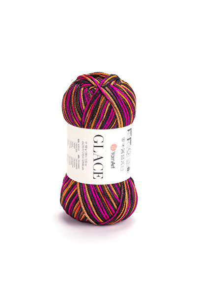 Yarnart Glace %52 Akrilik %48 Polyamid – 100 g 210 m Light Örgü İpi-1 ADET-7211