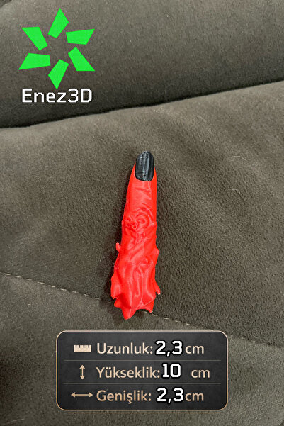 Enez3D Jujutsu Kaisen JJK Sukuna Parmak Cosplay (Plastik)