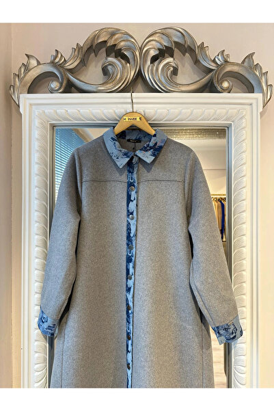 Invee Kaşe Top Coat - Gray