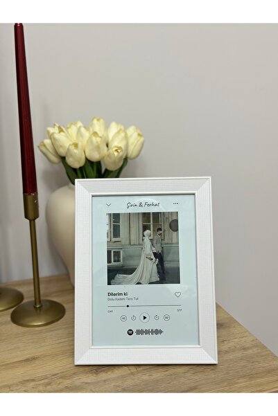 eninaco kişiye özel Spotify anı çerçevesi 14 Şubat sevgililer günü hediyesi ç...