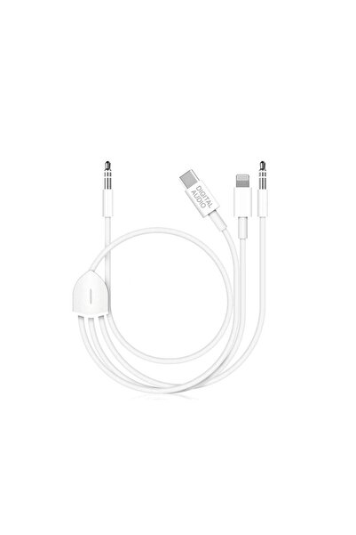 Generic كابل AUX للسيارة 3 في 1، سلك صوت سماعة رأس HiFi مقاس 3.5 ملم