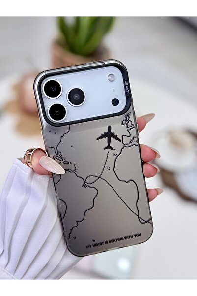 Go Aksesuar iPhone 17 Promax Compatible Non-Fingerprint Printing Patterned Me...