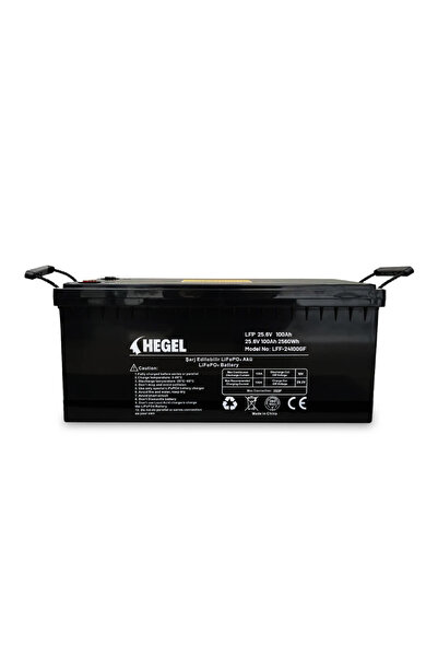 Hegel LİFEPO4 LİTYUM AKÜ 25.6V 100AH