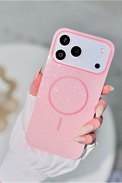 Go Aksesuar Iphone 17 PROMAX Uyumlu Glitter Magsafe Özellikli Işıltılı Zarif ...