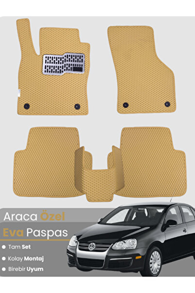 stiloto VOLKSWAGEN JETTA (2005-2010) Uyumlu EVA Paspas Tam Set–Oto Paspas,Ara...