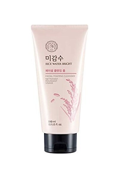 The Face Shop THEFACESHOP Rice Water Bright Facial Foaming Cleanser Clear 300ml
