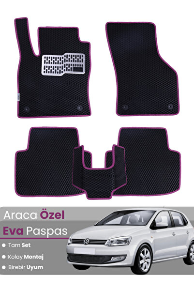 stiloto VOLKSWAGEN POLO (2009-2017) Uyumlu EVA Paspas Tam Set–Oto Paspas,Arac...