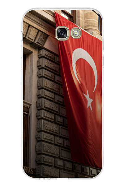 TechTree Samsung Galaxy A7 2017 Compatible Giant Turkish Flag Printed Silicon...