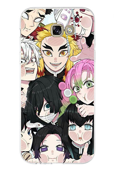 TechTree Samsung Galaxy A7 2017 Compatible Demon Slayer Manga Printed Silicon...