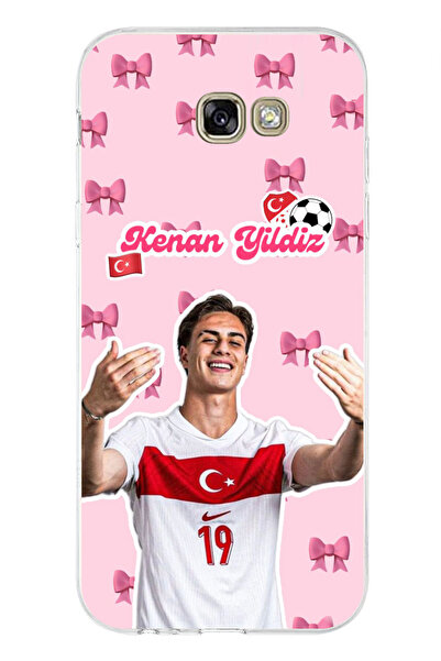 TechTree Samsung Galaxy A7 2017 Compatible Kenan Yıldız Kurdele Printed Silic...