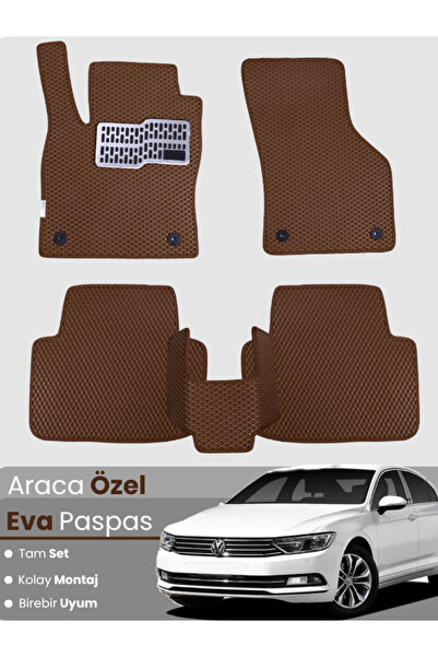 stiloto VOLKSWAGEN PASSAT B8 (2015-2019) Uyumlu EVA Paspas Tam Set–Oto Paspas...