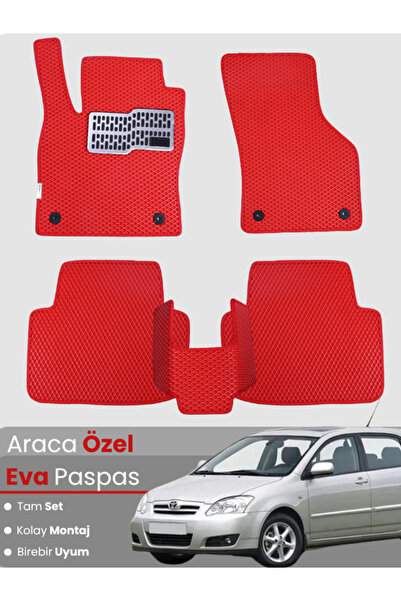 stiloto طقم دواسات EVA متوافق مع تويوتا كورولا E120 هاتشباك (2000-2007) - دوا...