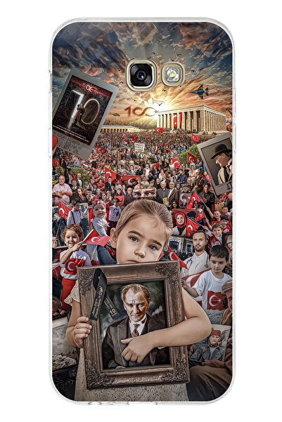 TechTree حافظة سيليكون متوافقة مع هاتف سامسونج جالاكسي A7 2017 من Anıtkabir A...