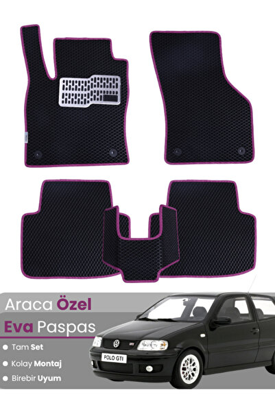Guerrino VOLKSWAGEN POLO 6N2 (2000-2001) Uyumlu EVA Paspas Tam Set–Oto Paspas...