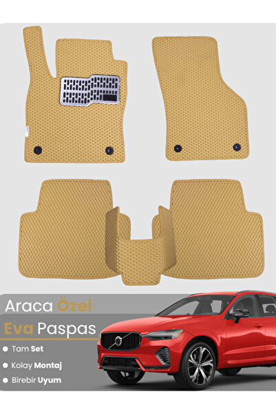 stiloto Volvo Xc60 Gasoline (2021-2025) Compatible Eva Floor Mat Full Set–Car...