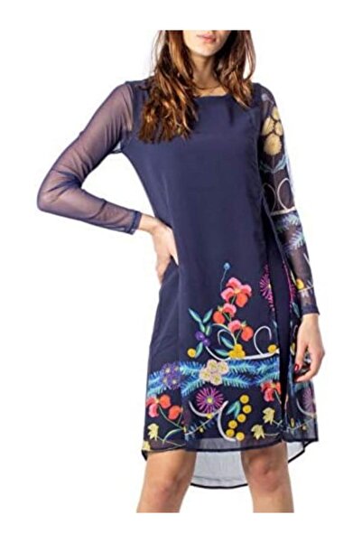 Desigual Desigual Dress, Navy Blue, 19WWVWXT