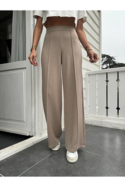 LUSHİGO Women's Lussi High Waist Slimming Spanish Leggings Palazzo Pants Over...