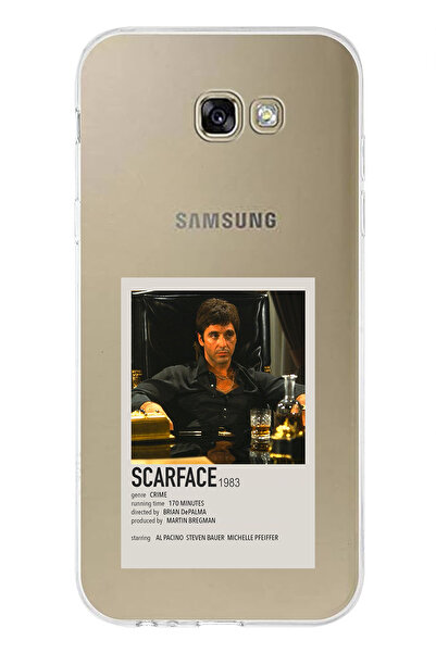 TechTree جراب سيليكون مطبوع متوافق مع هاتف سامسونج جالاكسي A7 2017 بتصميم ملص...