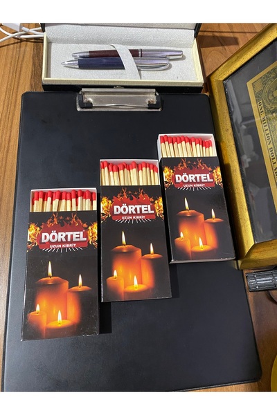 Dortel Dörtel 10cm Uzun Şömine Barbekü Mangal Kibriti