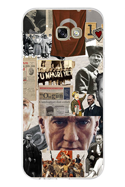 TechTree حافظة سيليكون متوافقة مع هاتف سامسونج جالاكسي A7 2017 من أتاتورك ريب...