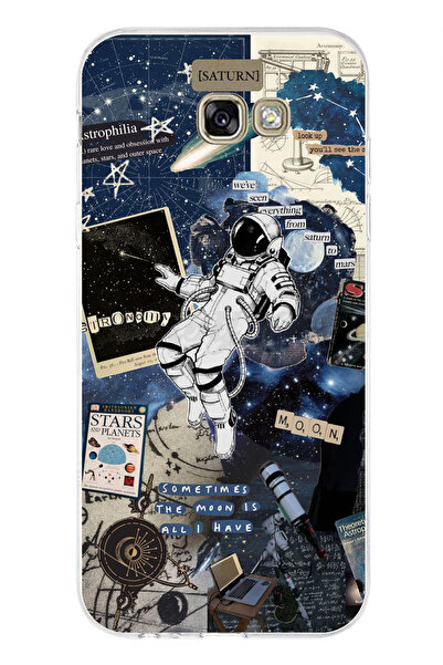 TechTree Printed Silicone Case with Retro Astronaut Design Compatible with Sa...