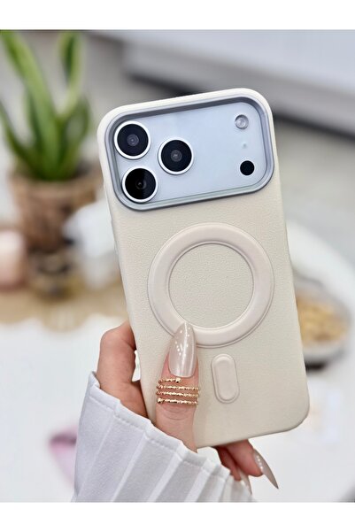 Go Aksesuar Iphone 17 PROMAX Uyumlu MAGSAFE Özellikli Parmak İzi Bırakmaz Der...