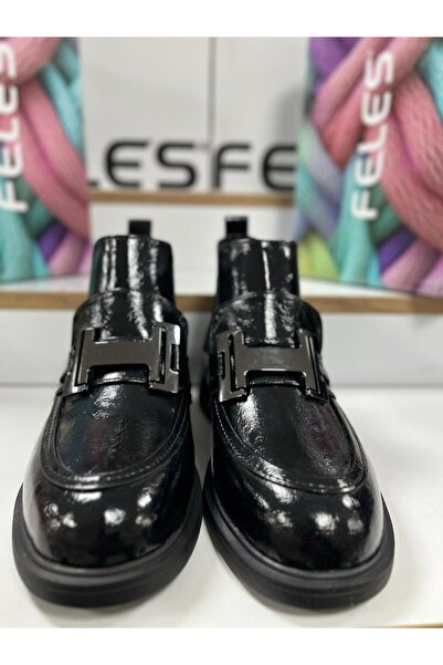 FELES 088-5004 أحذية فاخرة مريحة من الجلد اللامع