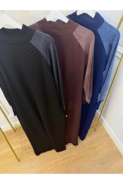 LA FEE STUDİO Kupra Kol Detaylı Elbise