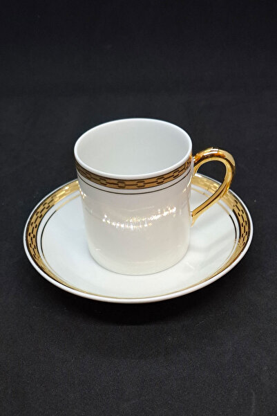 ABBETC Cnp France Porcelain Vintage Coffee Cup 2 Pieces 90 ml