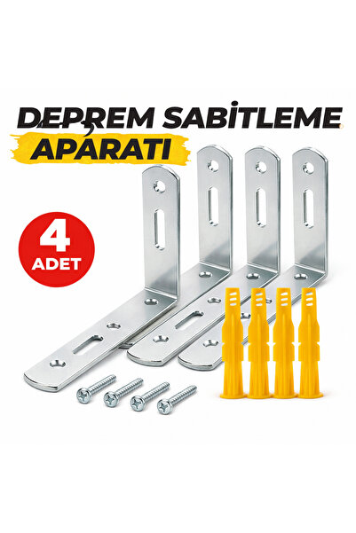DESIPHON Deprem Güvenliği Dolap Sabitleme Seti 20x70x120 mm – Mobilya Gardıro...