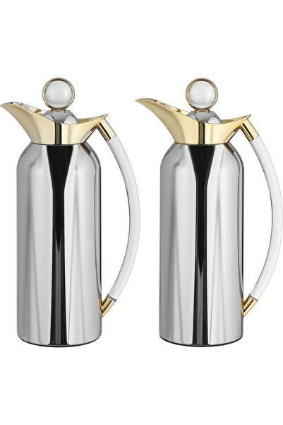 AZOZ MERCHLY Al Thuraya Thermos Set, 2 Pieces, 1/1 Liter