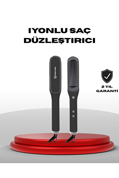 ZERO LAND Lvsqvr Ionic Hair Straightener Comb Fast Heating and (193143) Adjus...