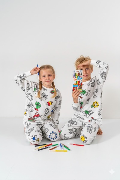 Irmak kids Boyanabilir Pijama Takımı